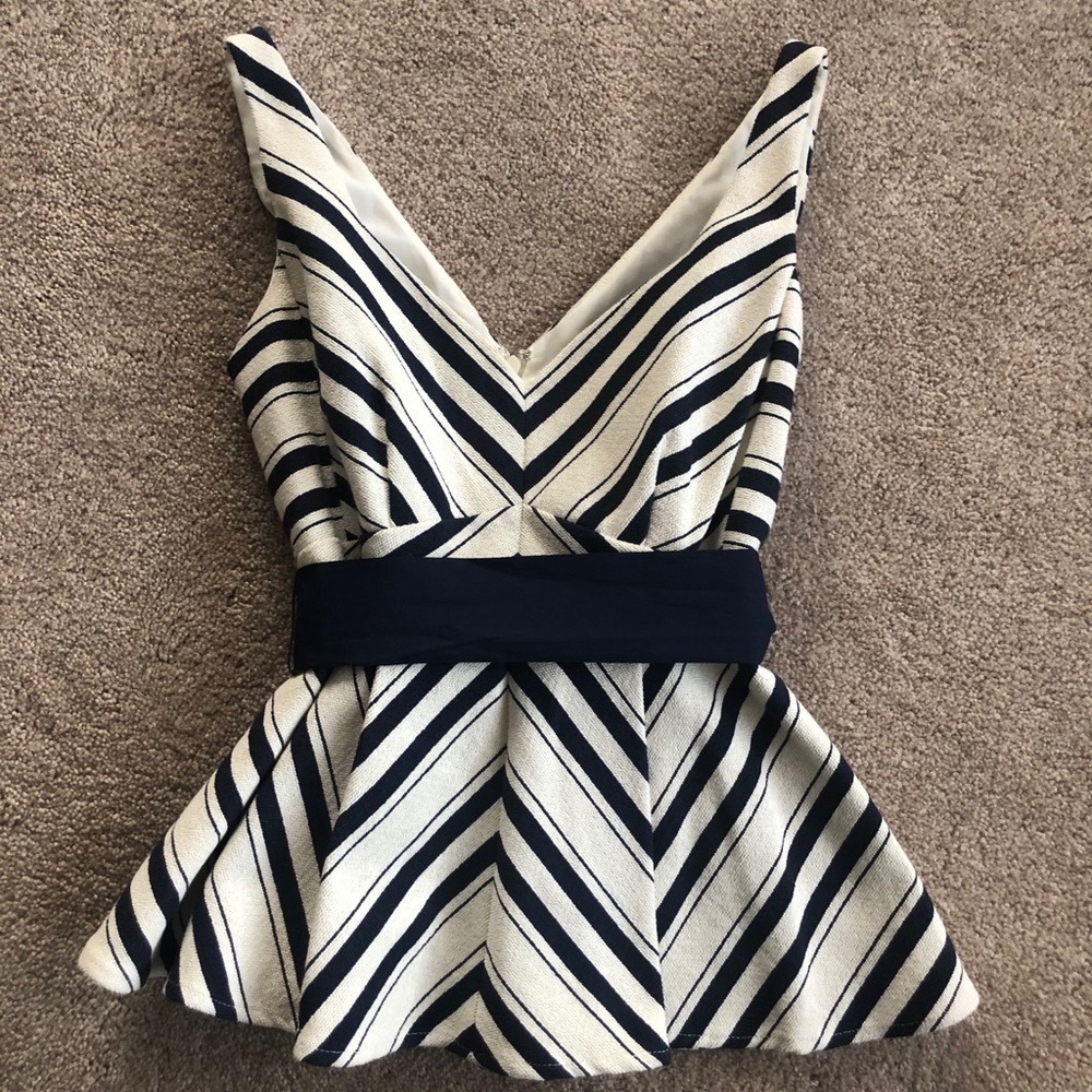 Anthropologie Maeve Peplum Top